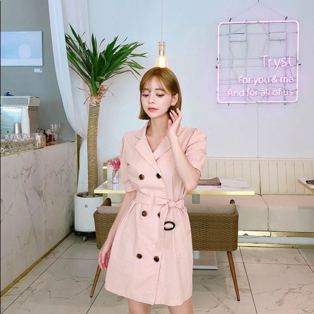 Brand new Chuu Pink modern jacket dress